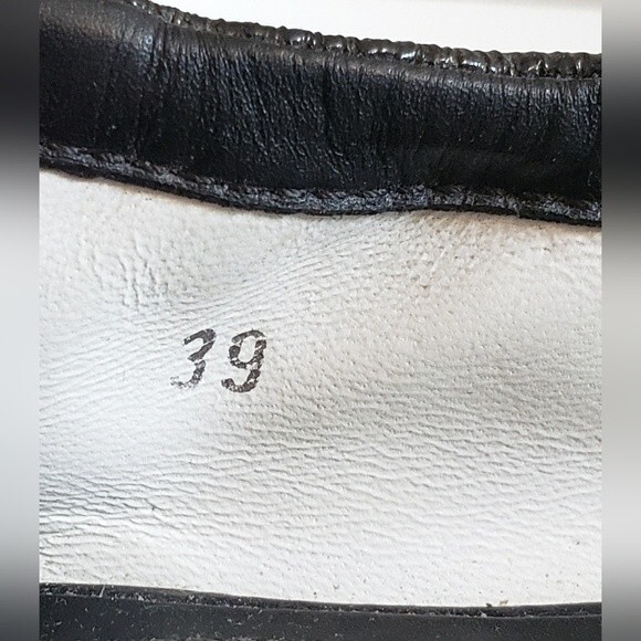 Tods Women's Black Patent Leather Open Toe Slip On Size 39 - Picture 8 of 10